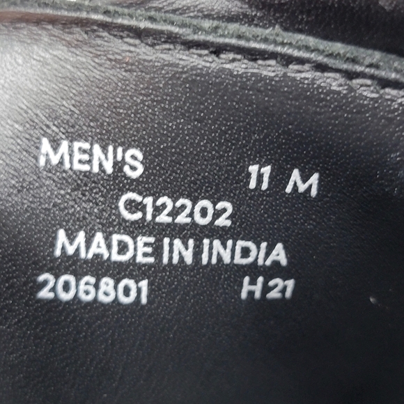 Cole Haan Men\'s Williams Cap Toe Oxford Black Shoes C12202 Size 11 M Pre-owned